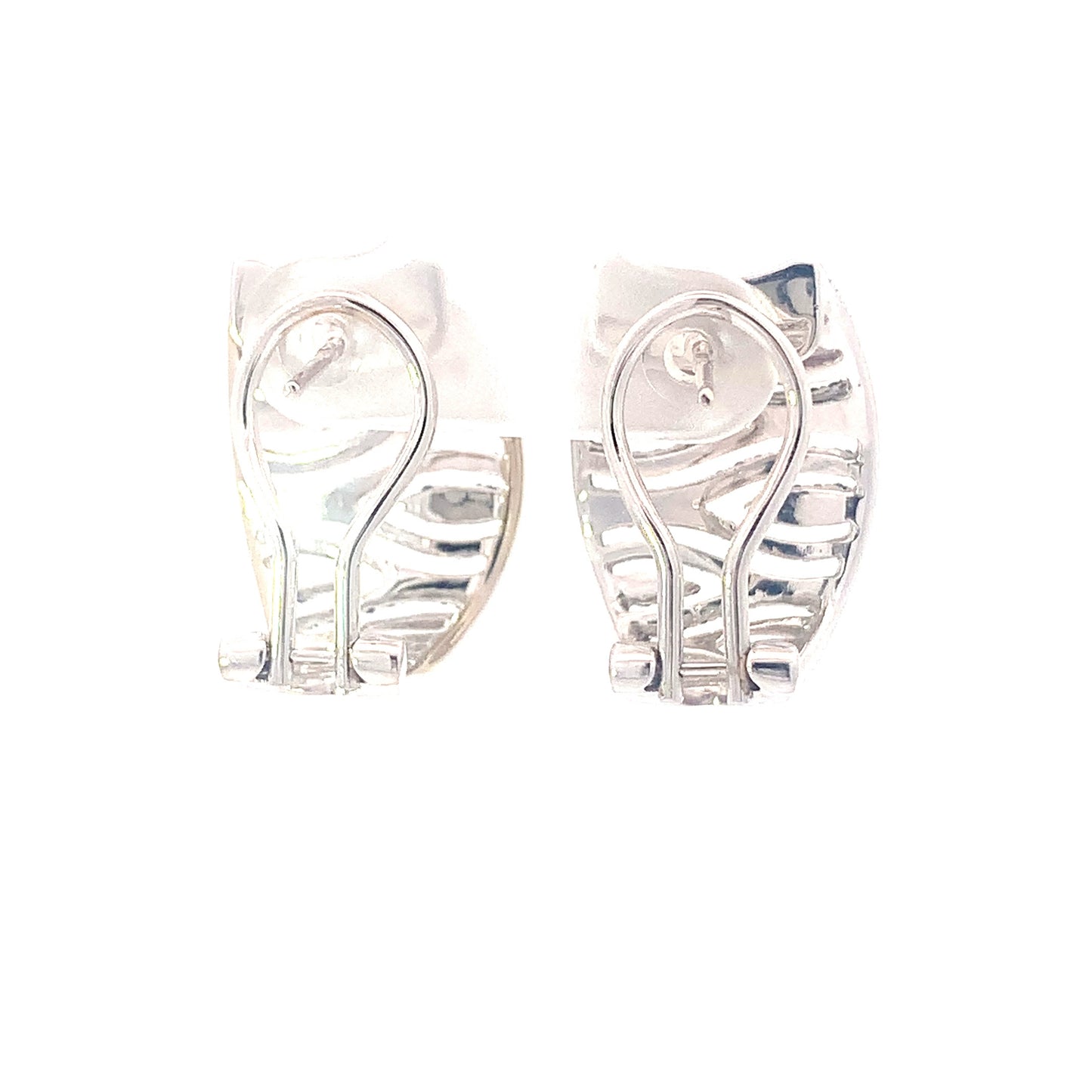 Earrings Diamond and Sapphire