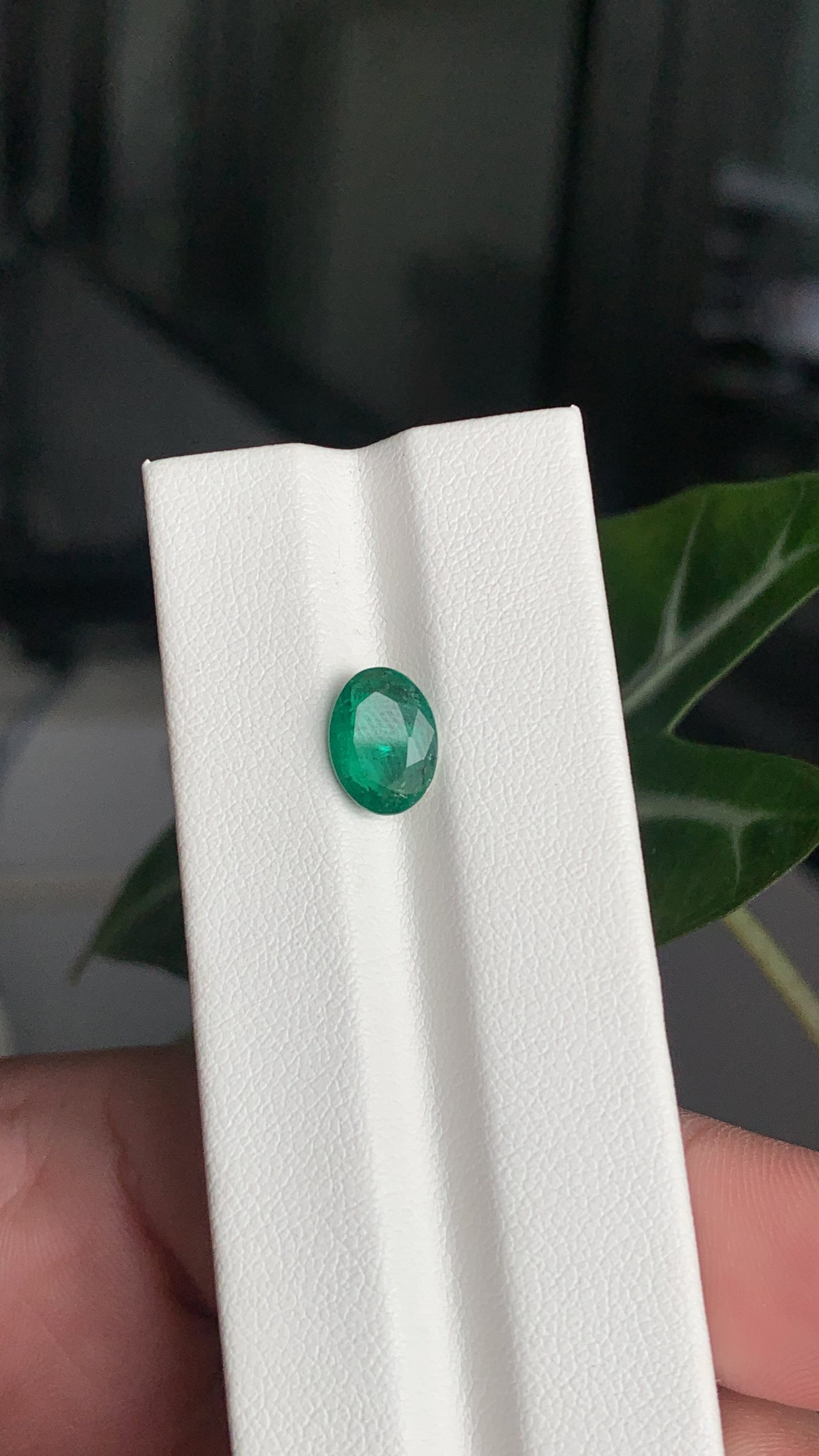 EX-059 Emerald Oval 1.69cts 9.30 x 6.85 x 4.60 mm GFCO