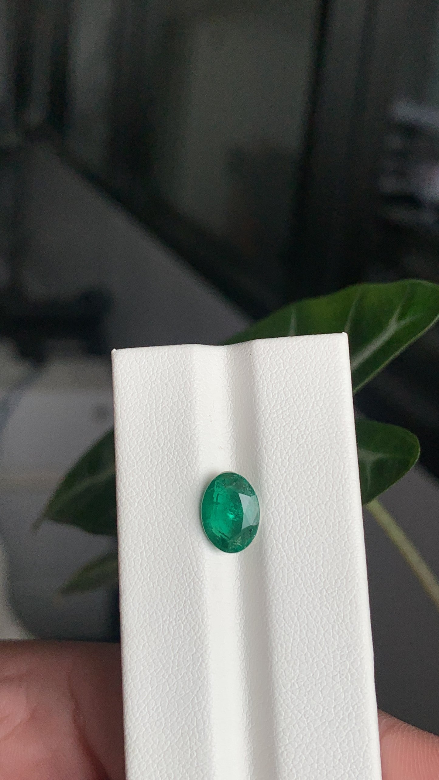 EX-059 Emerald Oval 1.69cts 9.30 x 6.85 x 4.60 mm GFCO