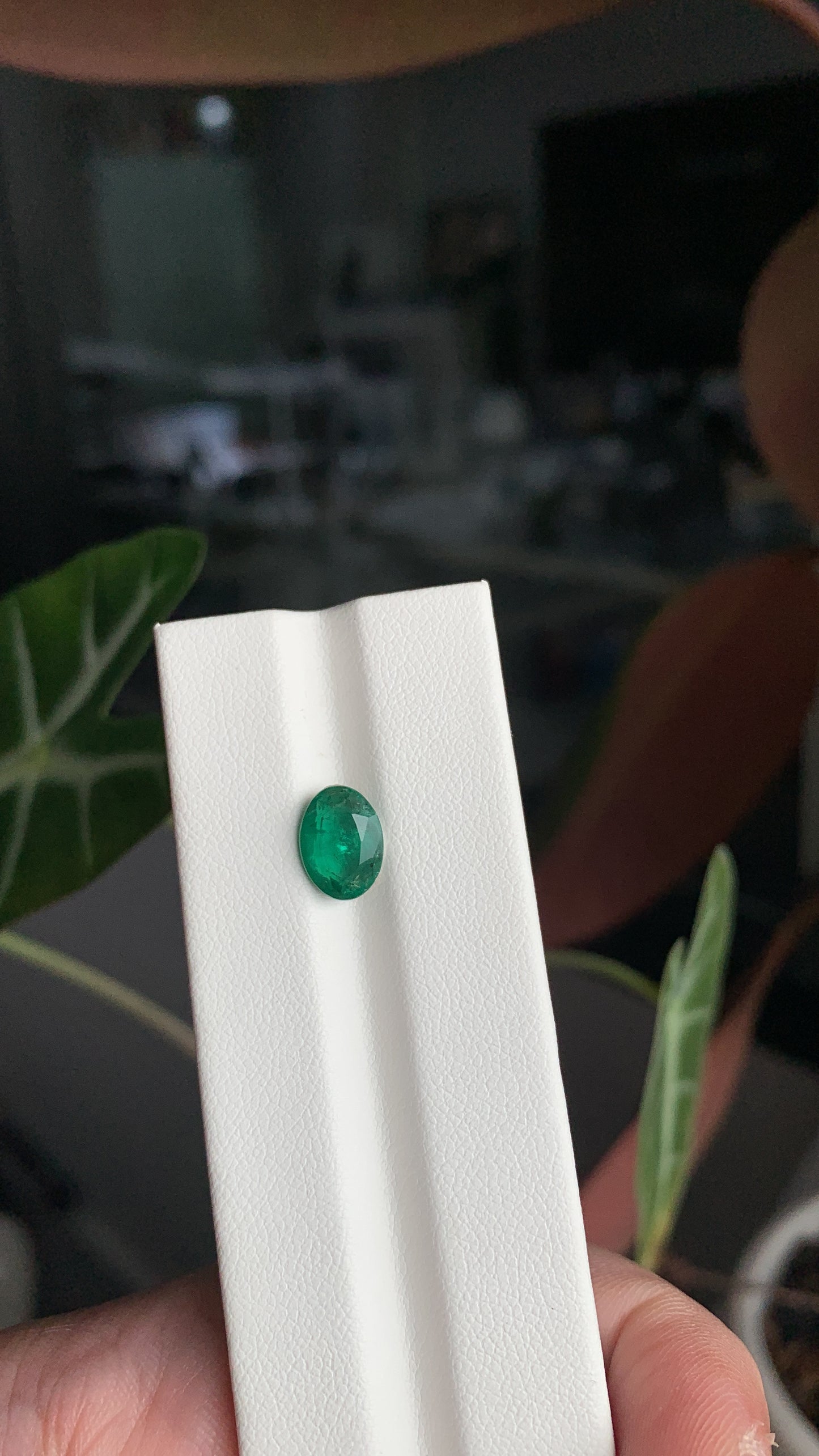 EX-059 Emerald Oval 1.69cts 9.30 x 6.85 x 4.60 mm GFCO