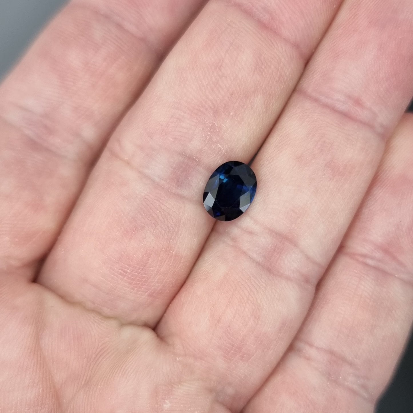 2.84 Oval Blue Sapphire