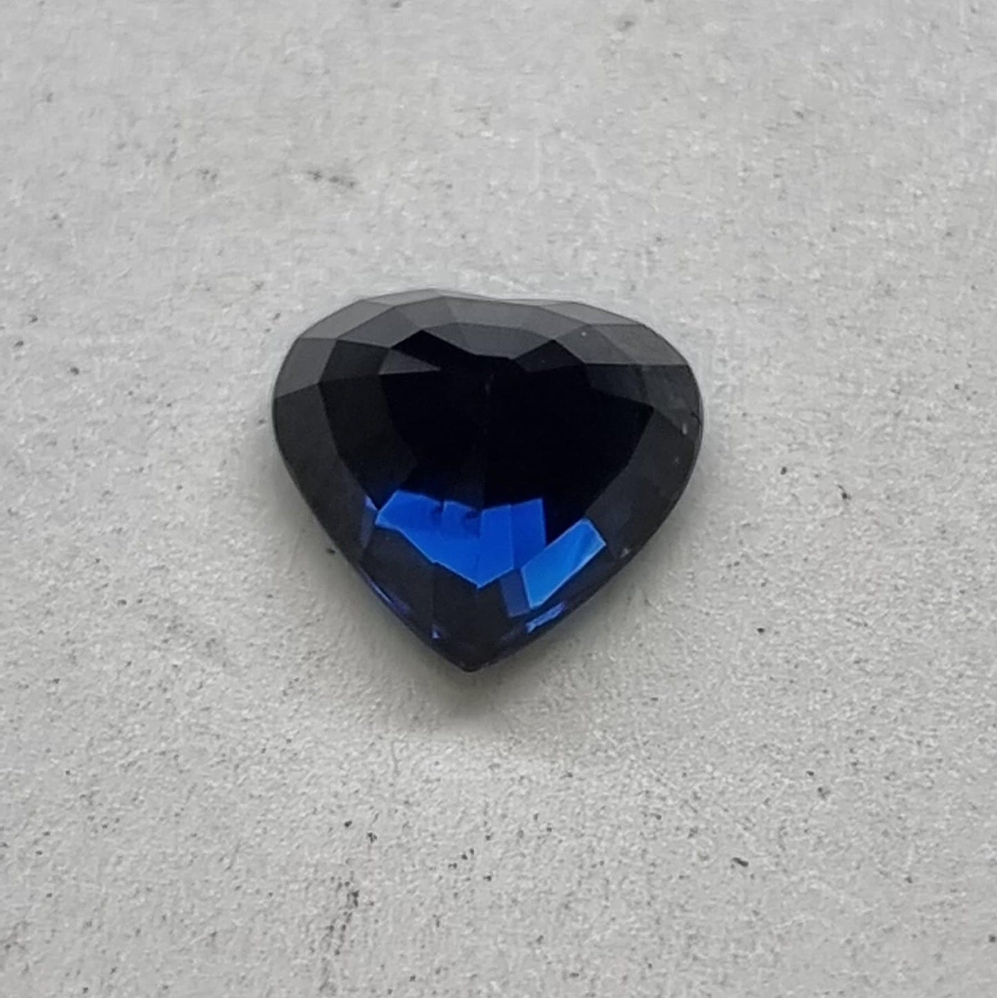 No Heat Royal Blue 1.92 CTS Madagascar Sapphire Heart Shape