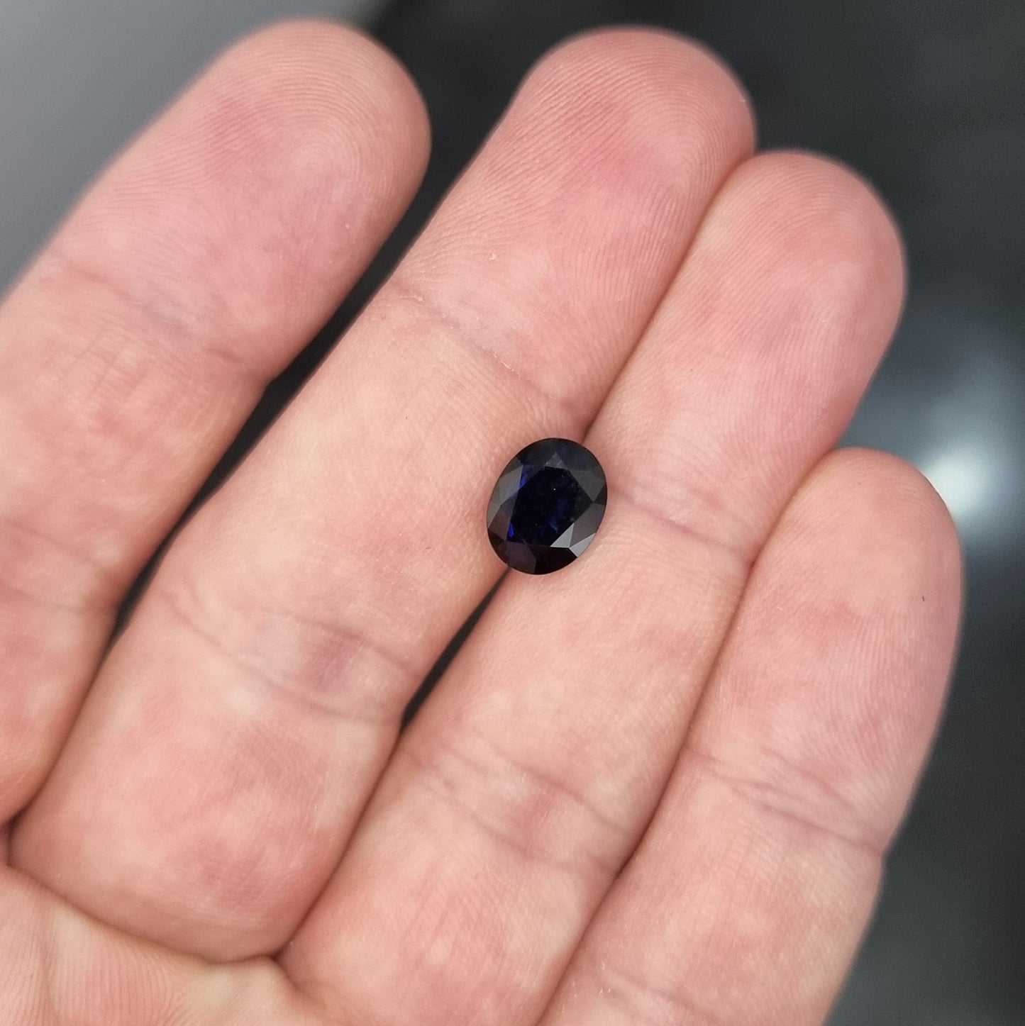 Royal Blue Pearshape Ceylon Sapphire with GFCO Certificate 4.17 CTS