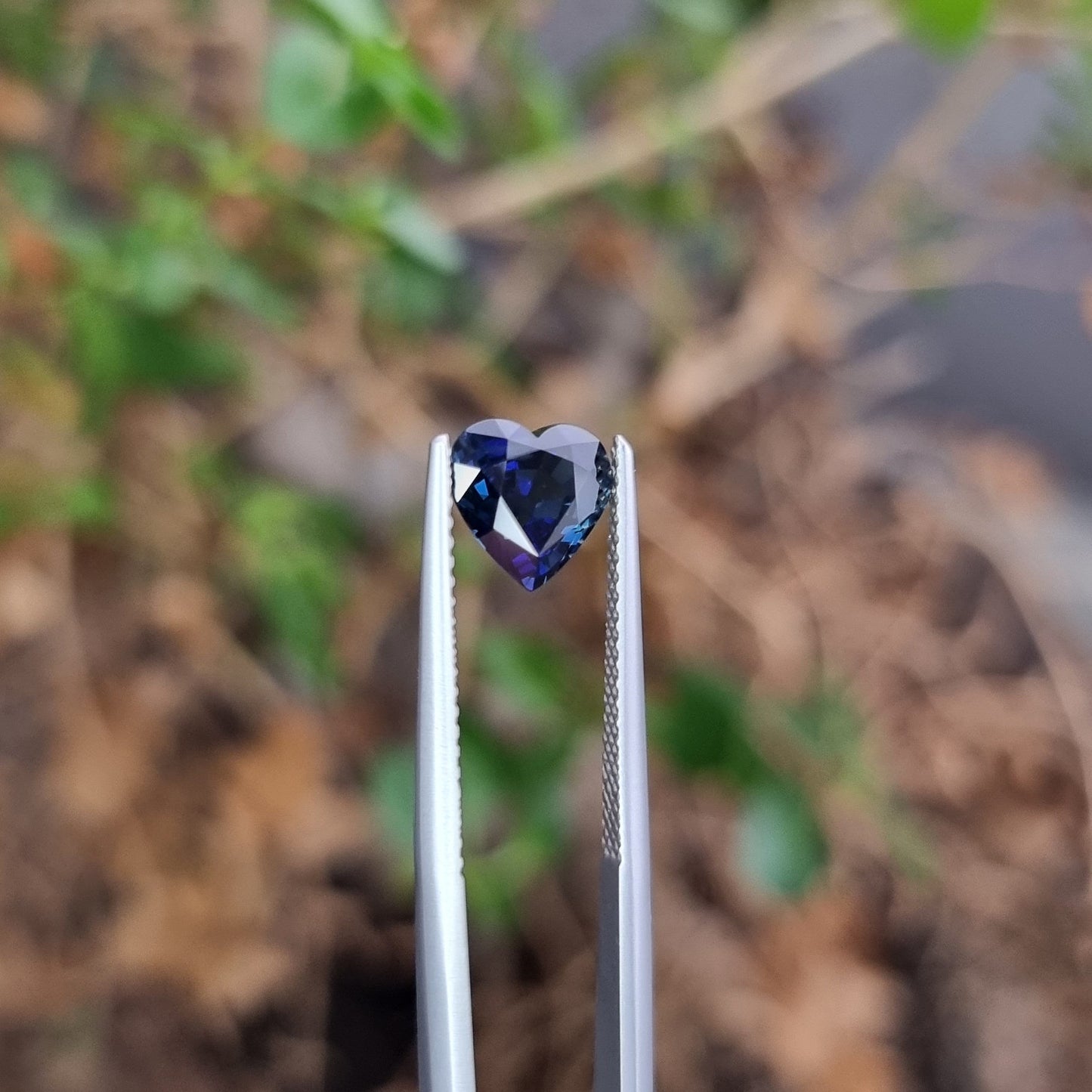 No Heat Royal Blue 1.92 CTS Madagascar Sapphire Heart Shape