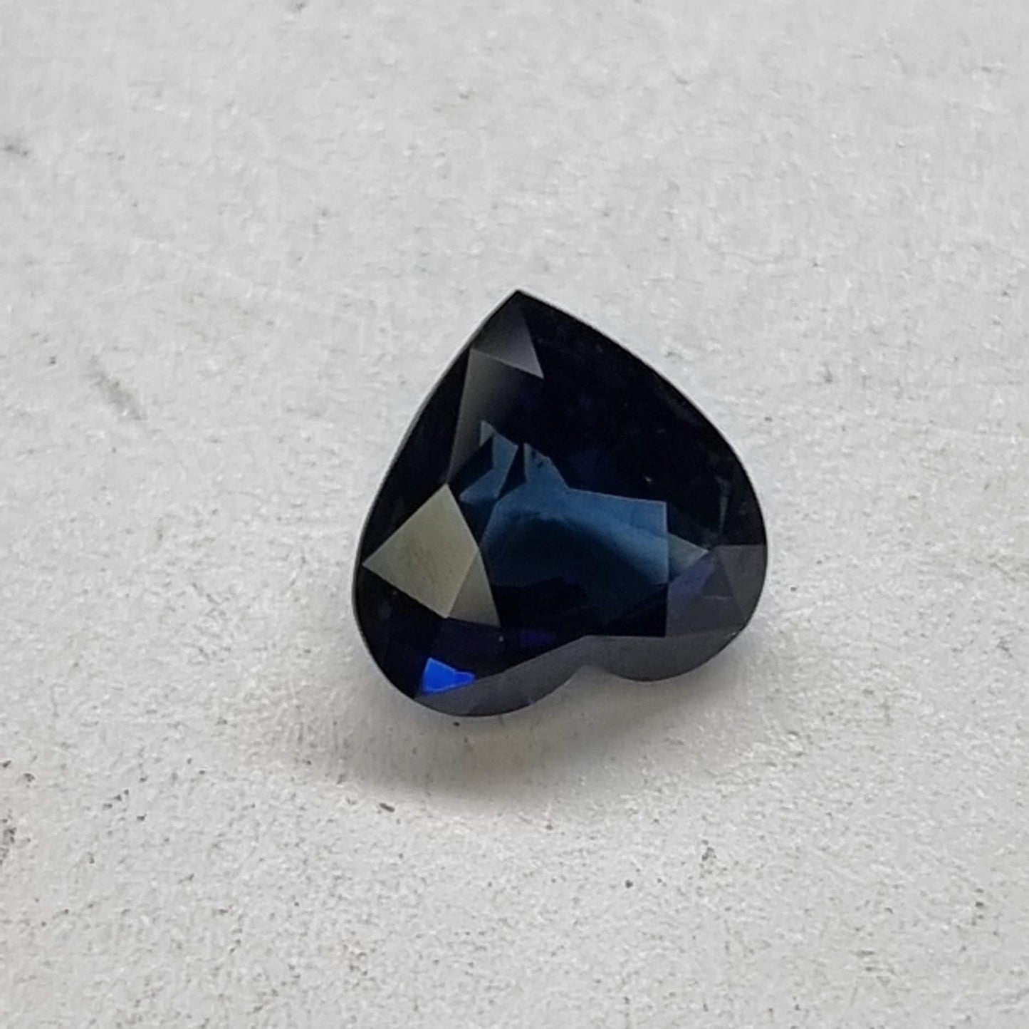 No Heat Royal Blue 1.92 CTS Madagascar Sapphire Heart Shape
