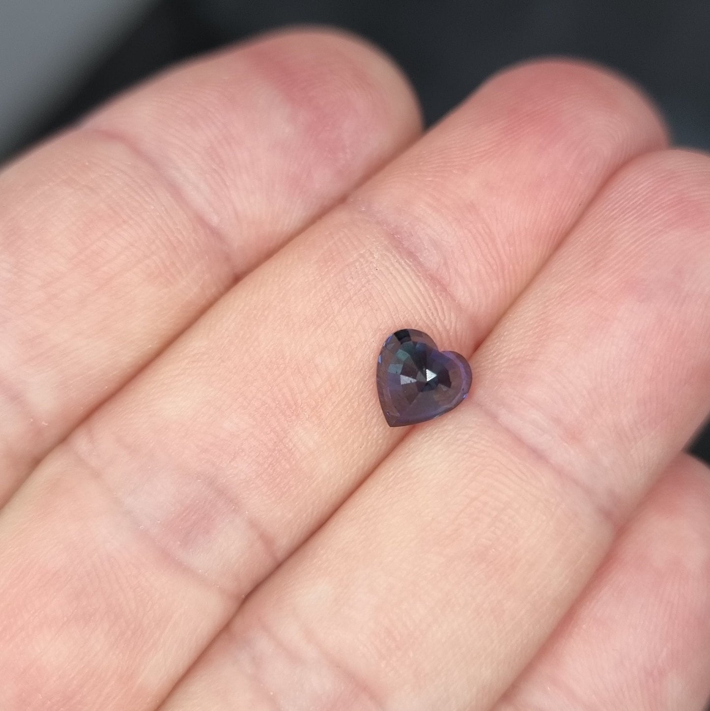 No Heat Heart Shape Sapphire from Madagascar with Certificate Royal Blue Colour 1.92 CTS