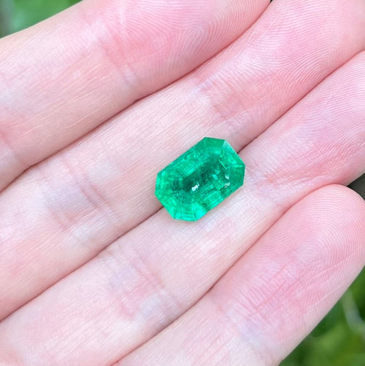 Ural Octagon Emerald 4.49 CTS with GRS