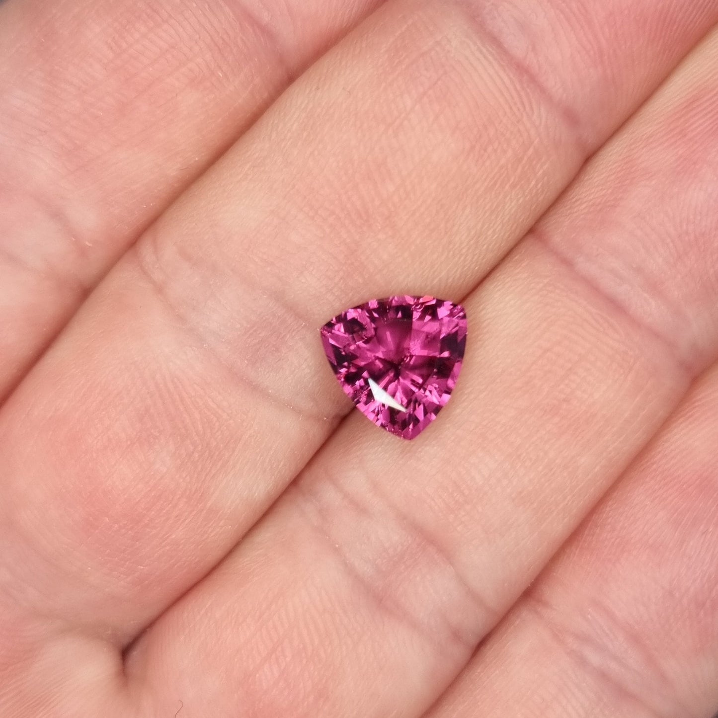 Precision Cut Tanzanian Rhodolite Garnet 3.47 Carats with Certificate