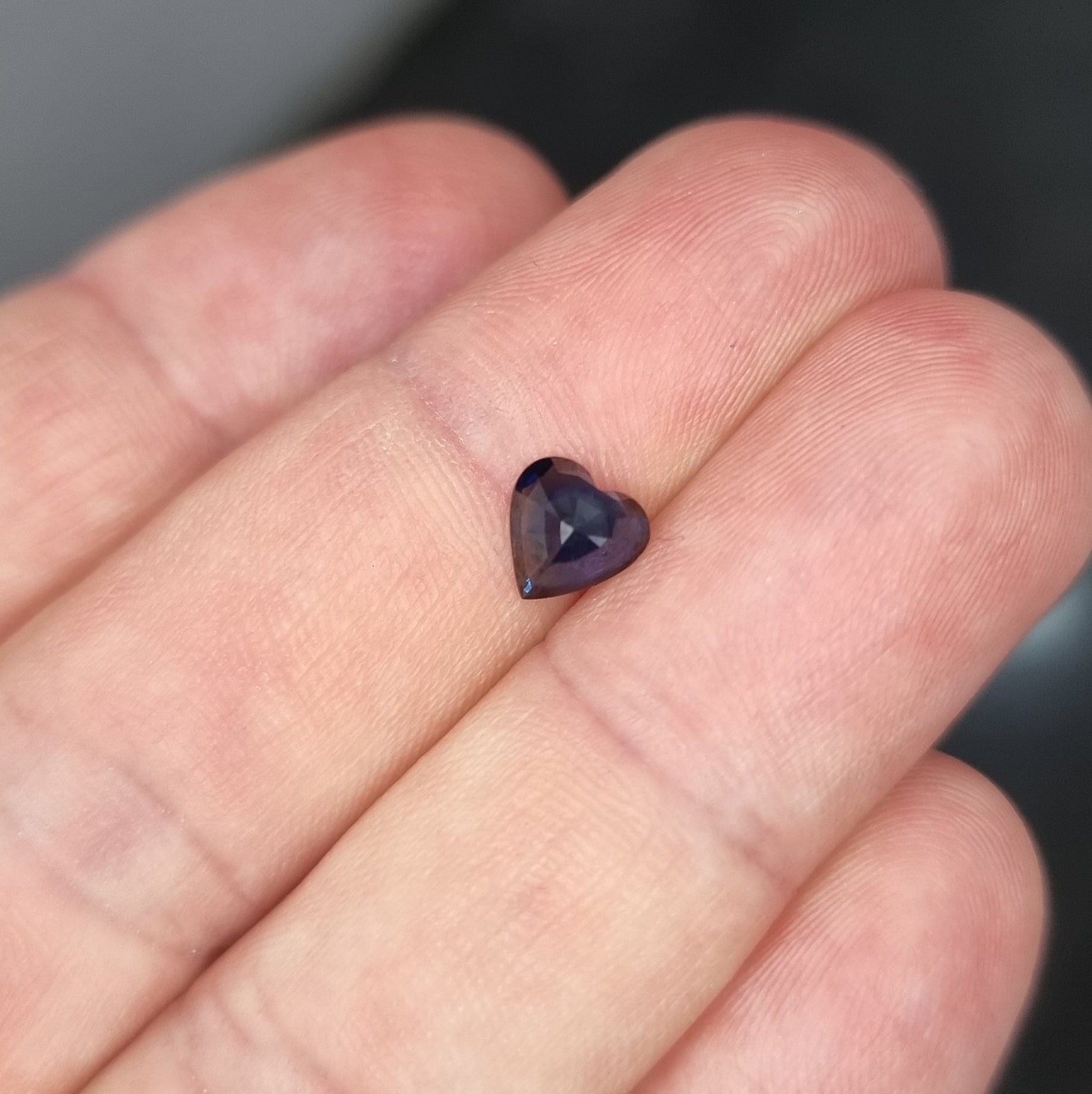 1.24 CTS Madagascar Certified Heart Sapphire